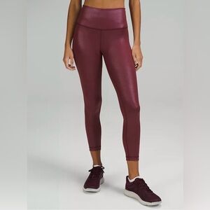 Lululemon Wunder Train High-Rise Tight 25" *Foil - NWOT